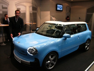 Illustration for article titled Electric Trabant nT Concept: Live Photos